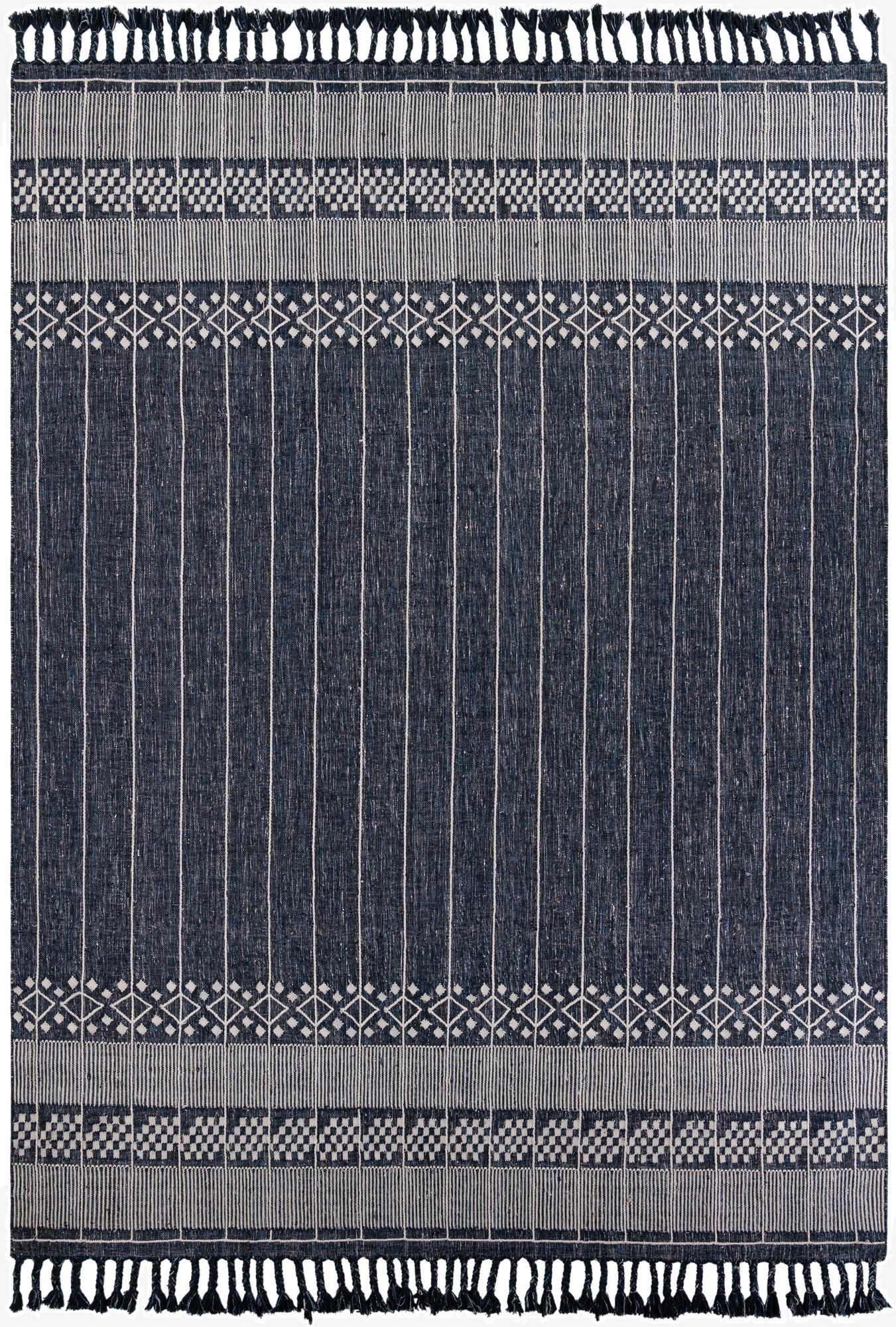  10' x 14' 1  Washable Eco Bohemian Indoor / Outdoor Rug