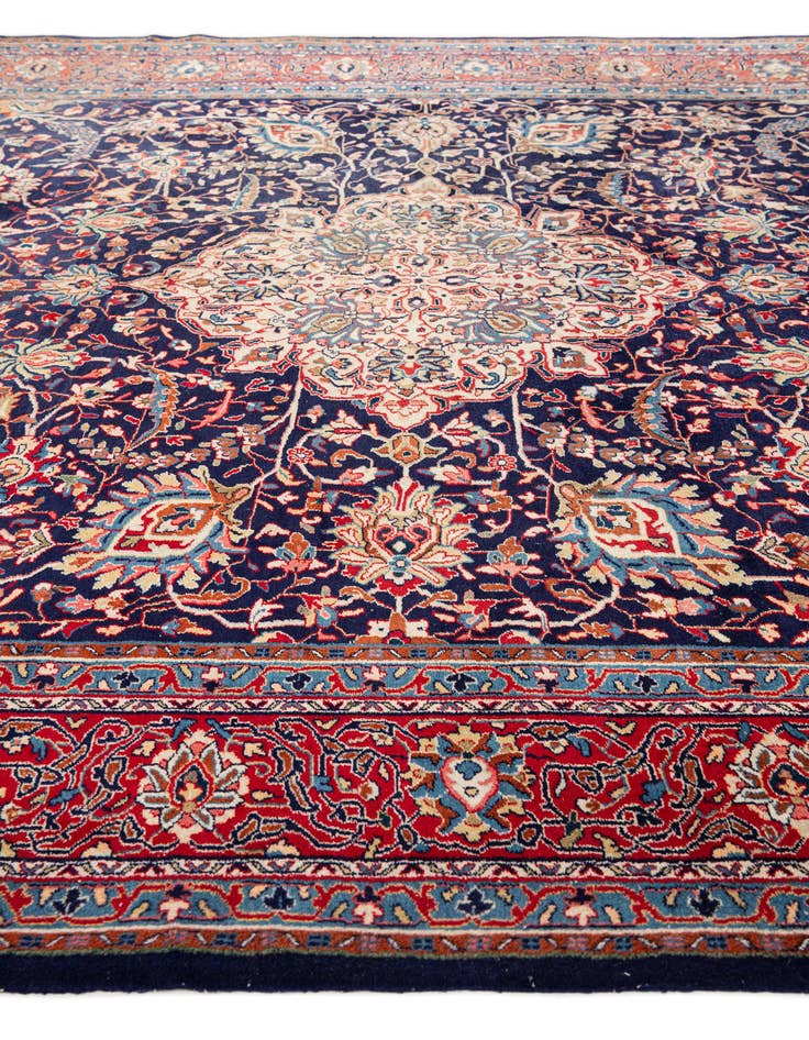 Detail image of  8' 5 x 10' 9  Hand Knotted Farahan Persian Wool Rug