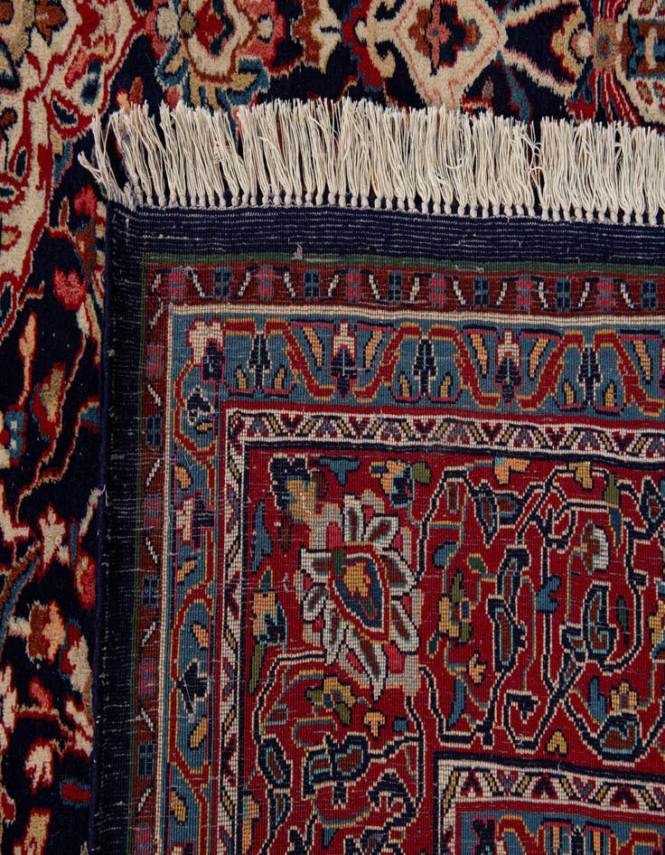 Detail image of  8' 5 x 10' 9  Hand Knotted Farahan Persian Wool Rug