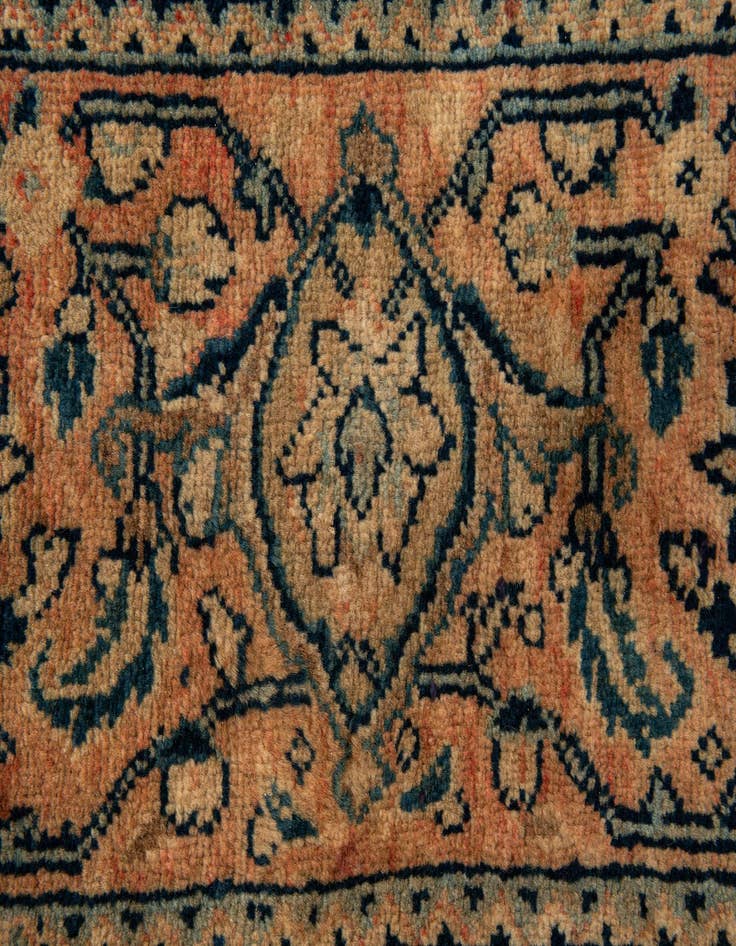 Detail image of  9' 9 x 16' 5  Hand Knotted Farahan Persian Wool Rug
