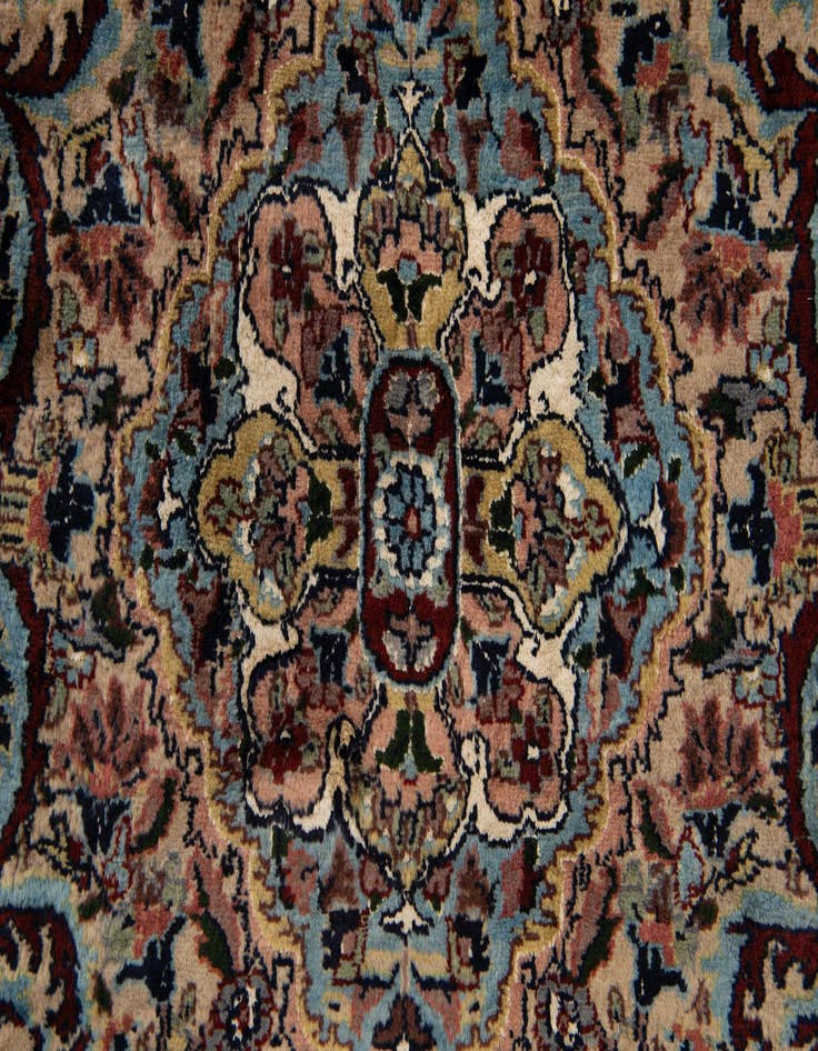 Detail image of 6' 1 x 8' 8 Hand Knotted Farahan Oriental Wool Rug