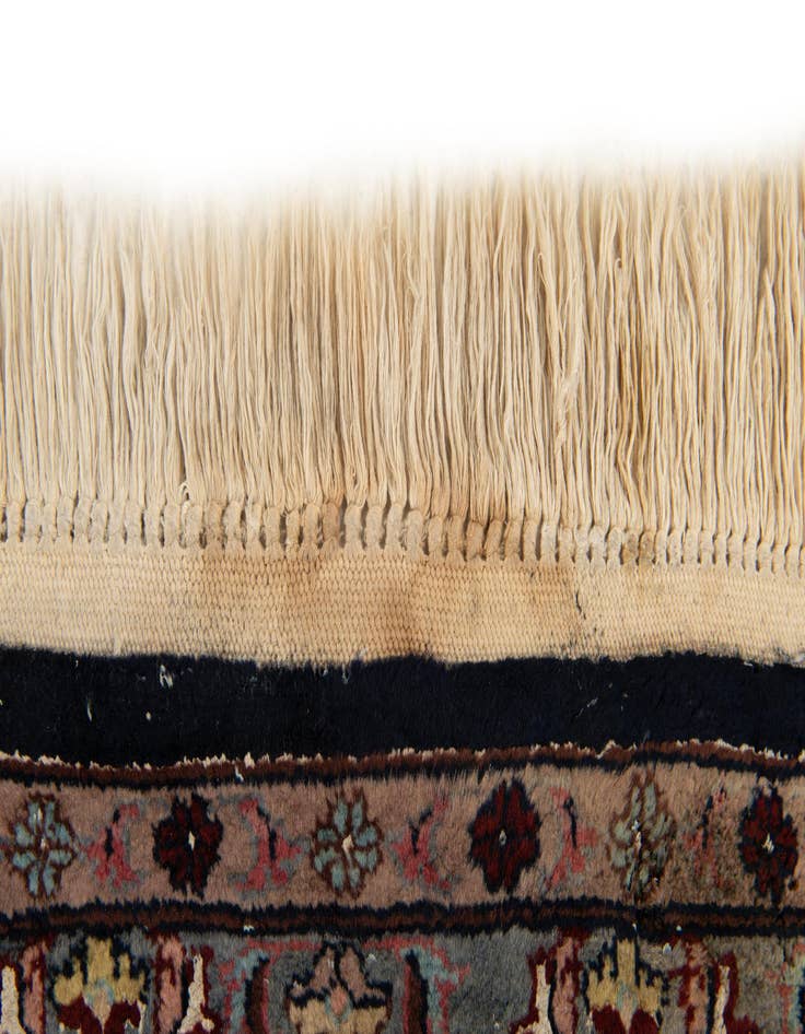 Detail image of 6' 1 x 8' 8 Hand Knotted Farahan Oriental Wool Rug