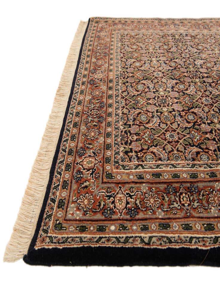 Detail image of  4' 7 x 6' 10  Hand Knotted Farahan Oriental Wool Rug