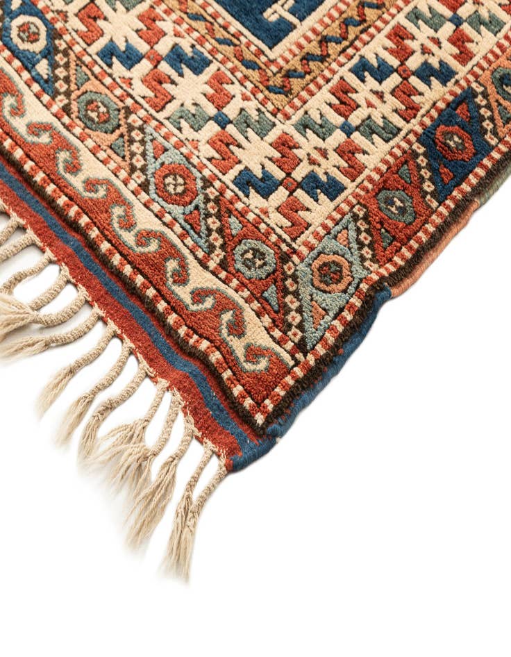 Detail image of  3' 5 x 5' 1  Hand Knotted Fars Oriental Wool Rug