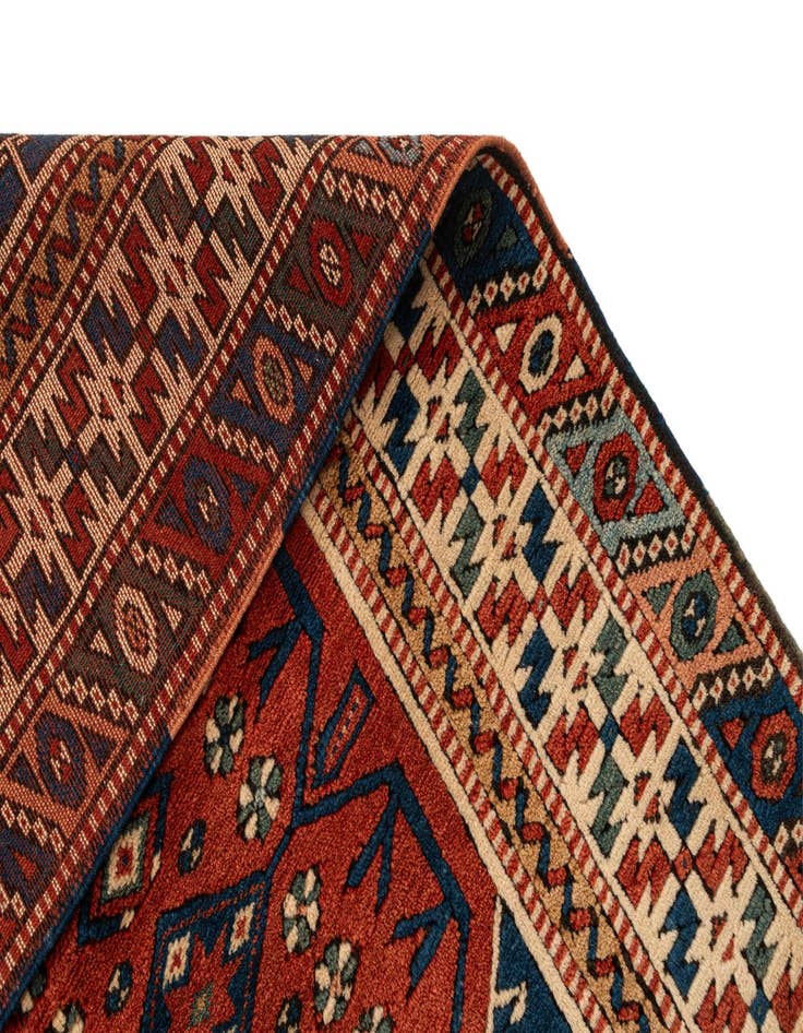 Detail image of  3' 5 x 5' 1  Hand Knotted Fars Oriental Wool Rug