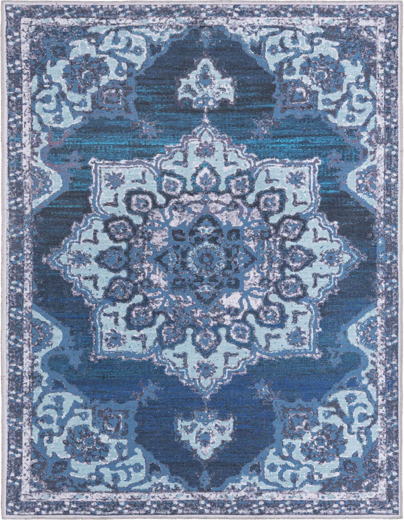 Primary image  5' 3 x 8'  Washable Francesca Rug