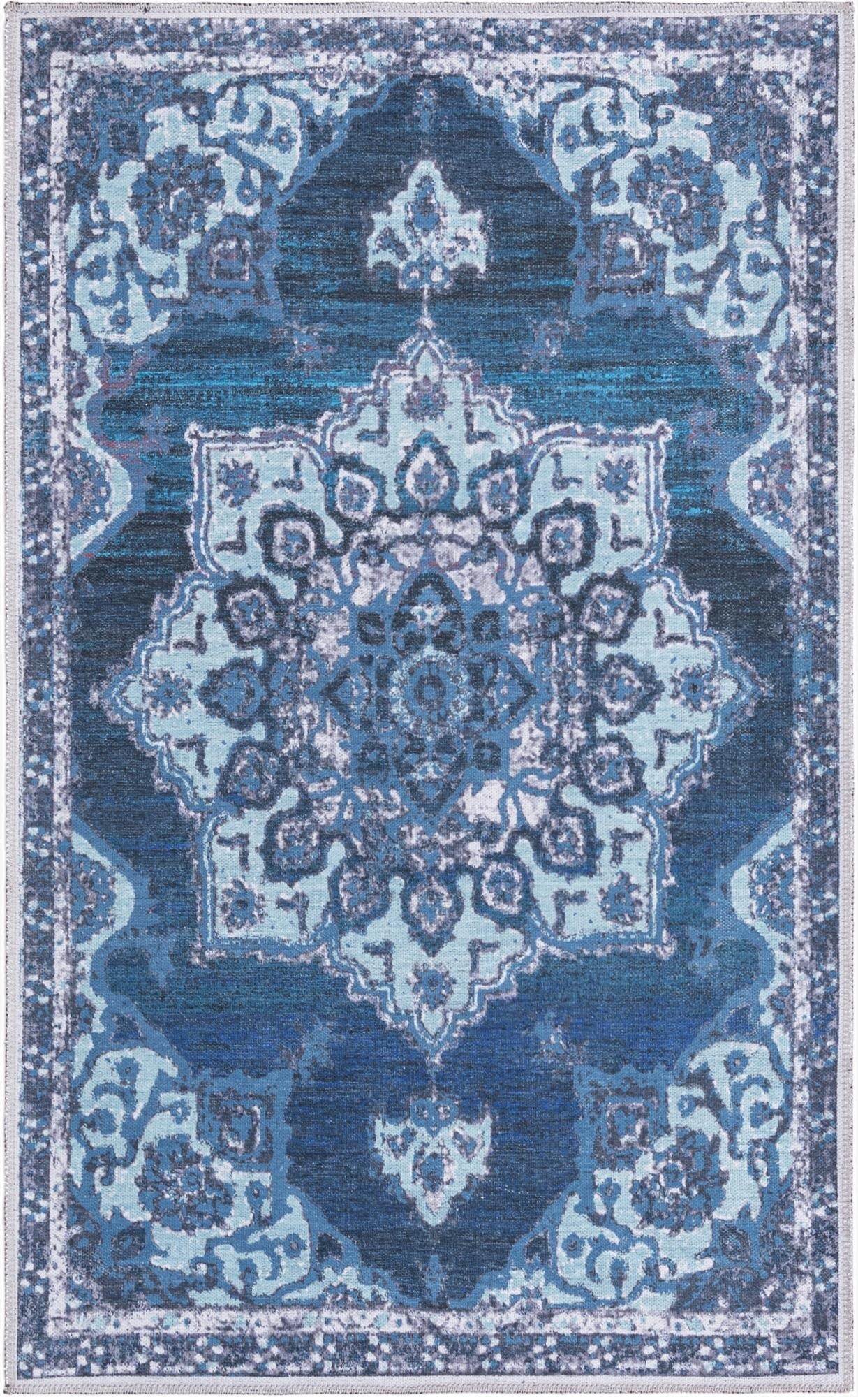  3' 3 x 5' 3  Washable Francesca Rug