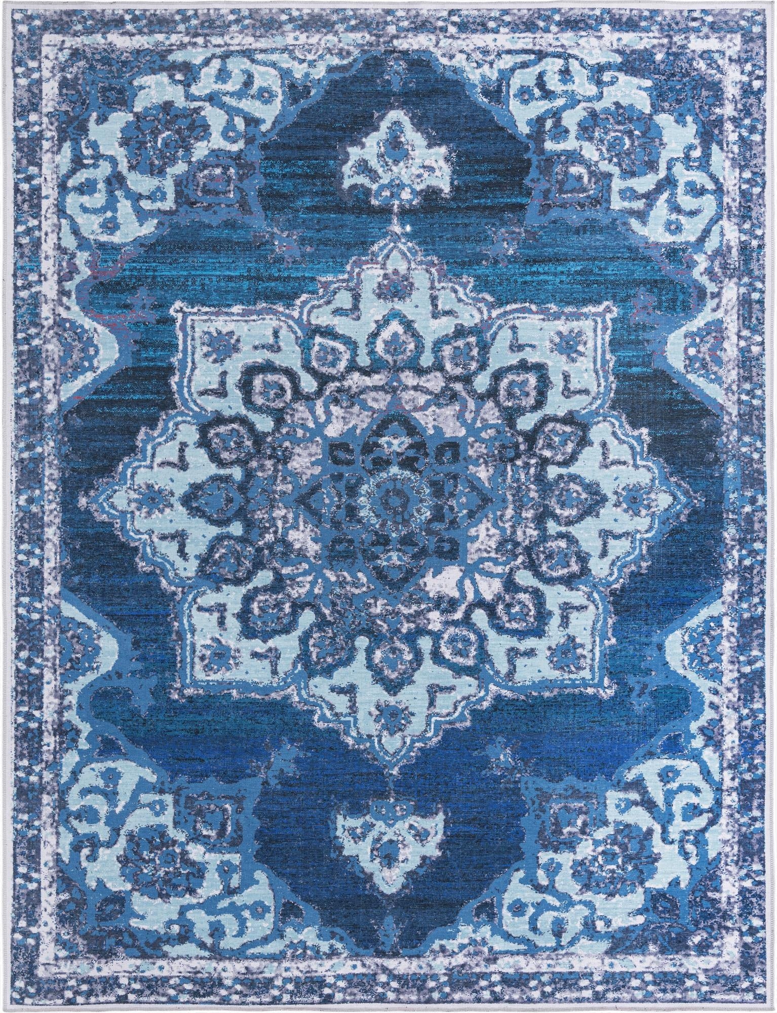  9' 2 x 12'  Washable Francesca Rug