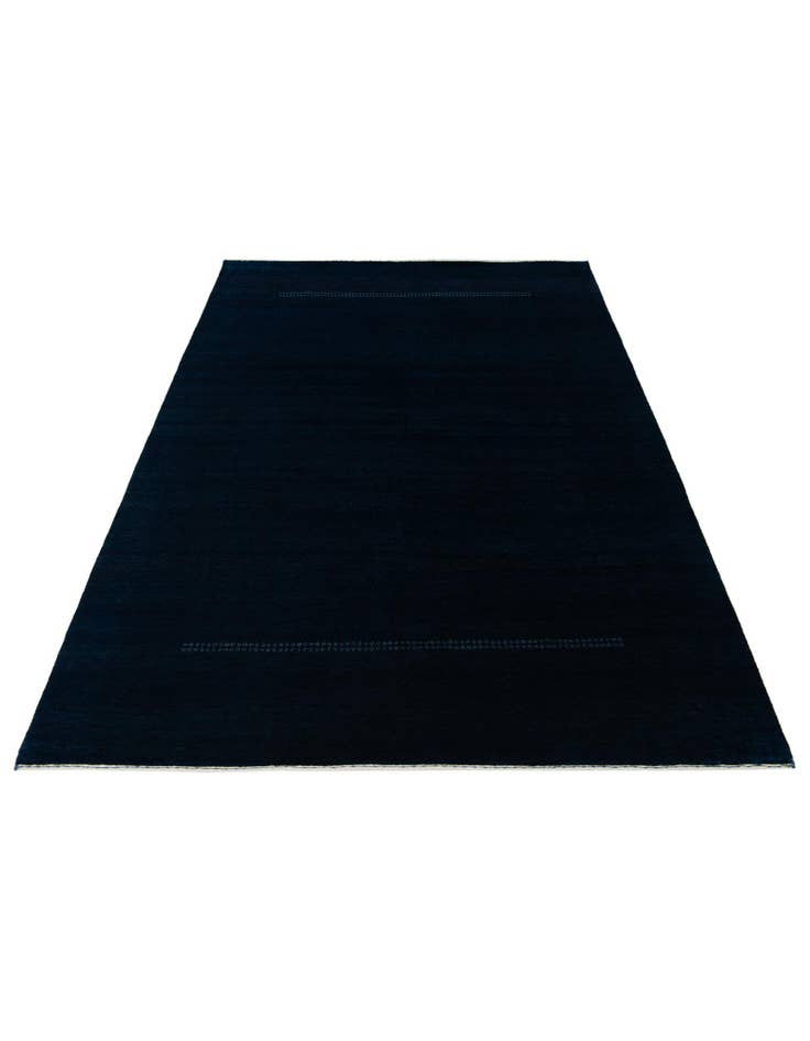 Detail image of  5' 10 x 8'  Hand Knotted Gabbeh Wool Rug