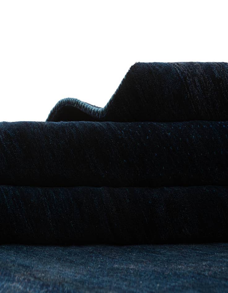 Detail image of  5' 10 x 8'  Hand Knotted Gabbeh Wool Rug