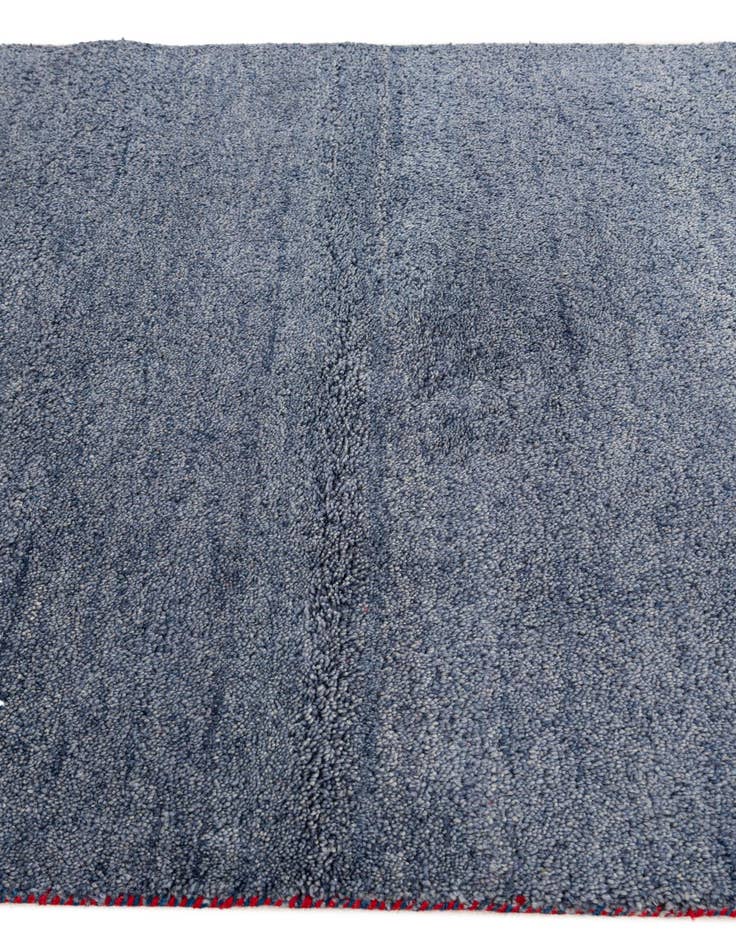 Detail image of  4' x 5' 10  Hand Knotted Gabbeh Wool Rug