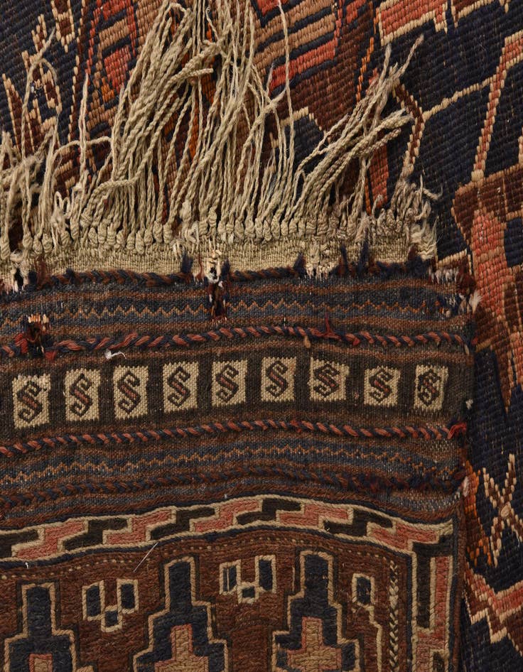 Detail image of  3' 8 x 6' 3  Hand Knotted Ghoochan Persian Wool Rug