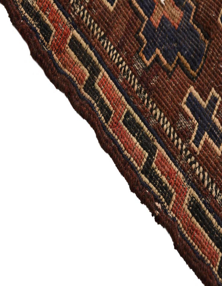 Detail image of  3' 8 x 6' 3  Hand Knotted Ghoochan Persian Wool Rug