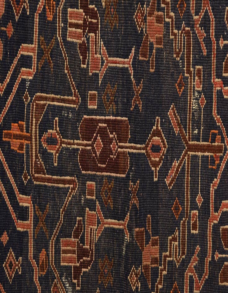 Detail image of  3' 8 x 6' 3  Hand Knotted Ghoochan Persian Wool Rug