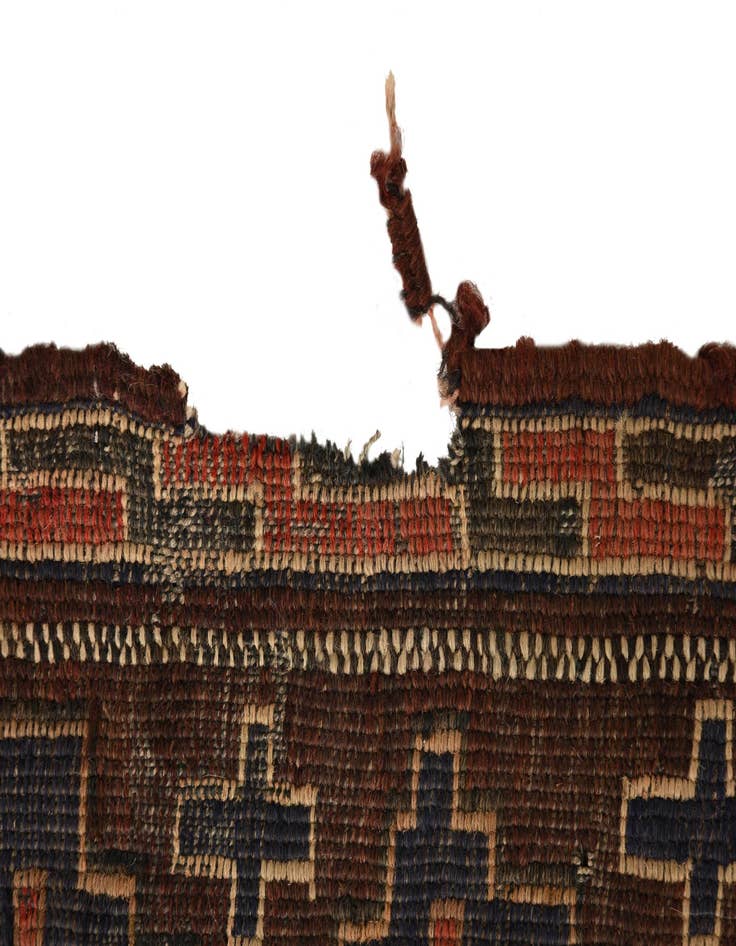 Detail image of  3' 8 x 6' 3  Hand Knotted Ghoochan Persian Wool Rug