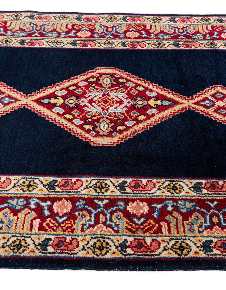 Detail image of  2' 10 x 5'  Hand Knotted Hamedan Wool Rug