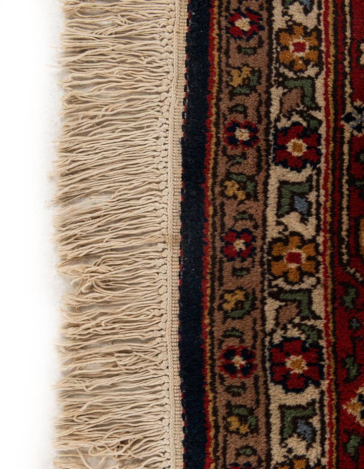 Detail image of  7' 5 x 10' 6  Hand Knotted Hamedan Persian Wool Rug