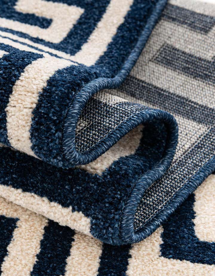 Navy Blue 5' 3 x 8' Hera Rug | Rugs.com