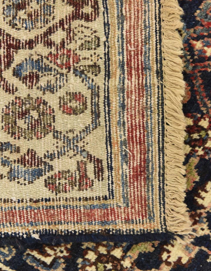 Detail image of  5' 7 x 10'  Hand Knotted Hossainabad Persian Wool Rug