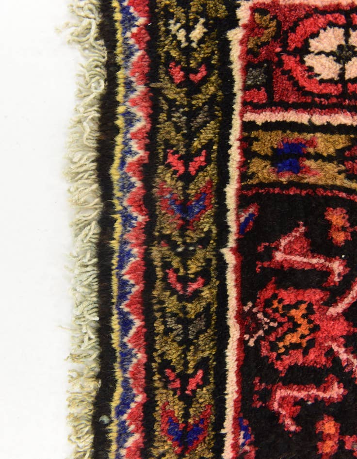 Detail image of  3' 9 x 6' 7  Hand Knotted Hossainabad Persian Wool Rug