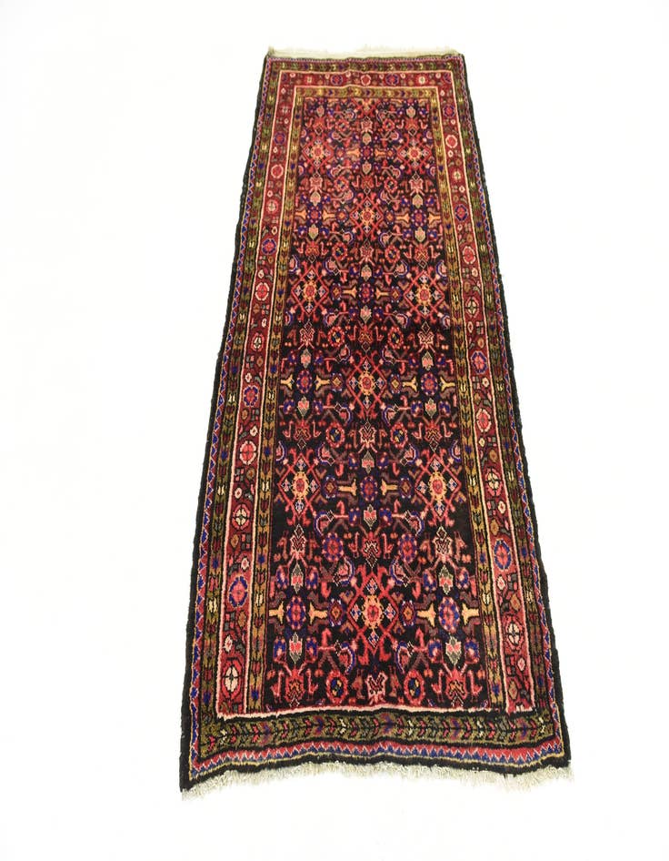 Detail image of  3' 9 x 6' 7  Hand Knotted Hossainabad Persian Wool Rug