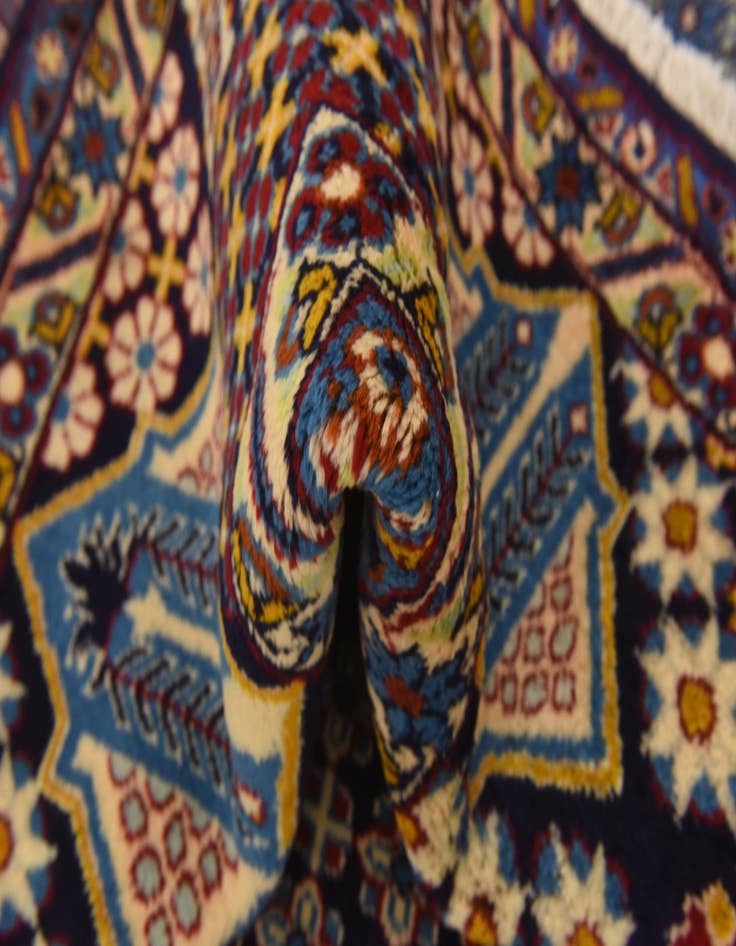 Detail image of  10' 2 x 13' 8  Hand Knotted Isfahan Persian Wool Rug