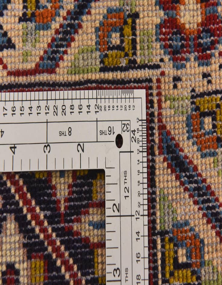 Detail image of  10' 2 x 13' 8  Hand Knotted Isfahan Persian Wool Rug