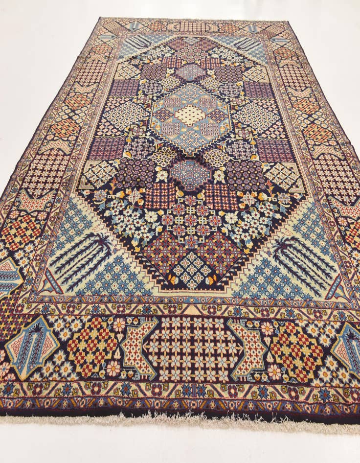 Detail image of  10' 2 x 13' 8  Hand Knotted Isfahan Persian Wool Rug