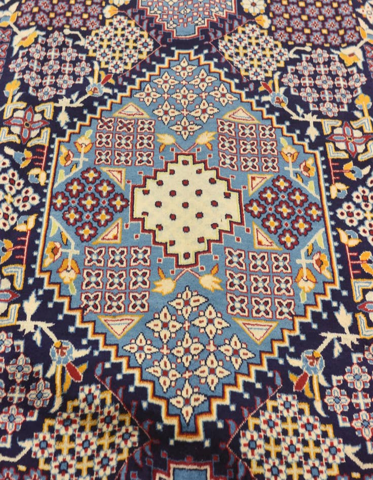 Detail image of  10' 2 x 13' 8  Hand Knotted Isfahan Persian Wool Rug