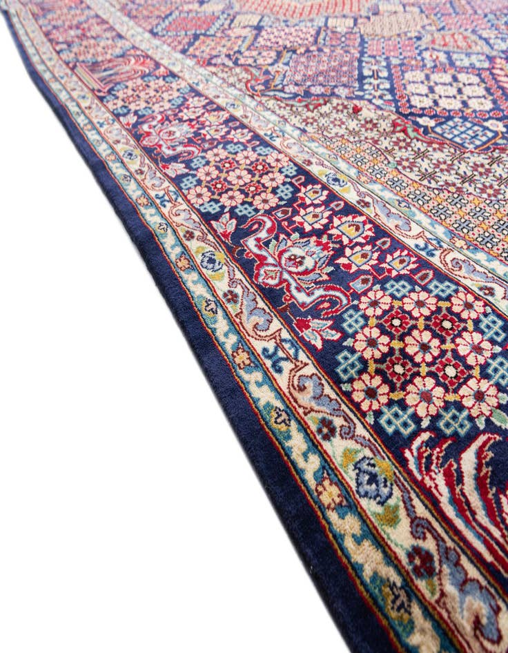 Detail image of  10' 1 x 15' 2  Hand Knotted Isfahan Persian Wool Rug
