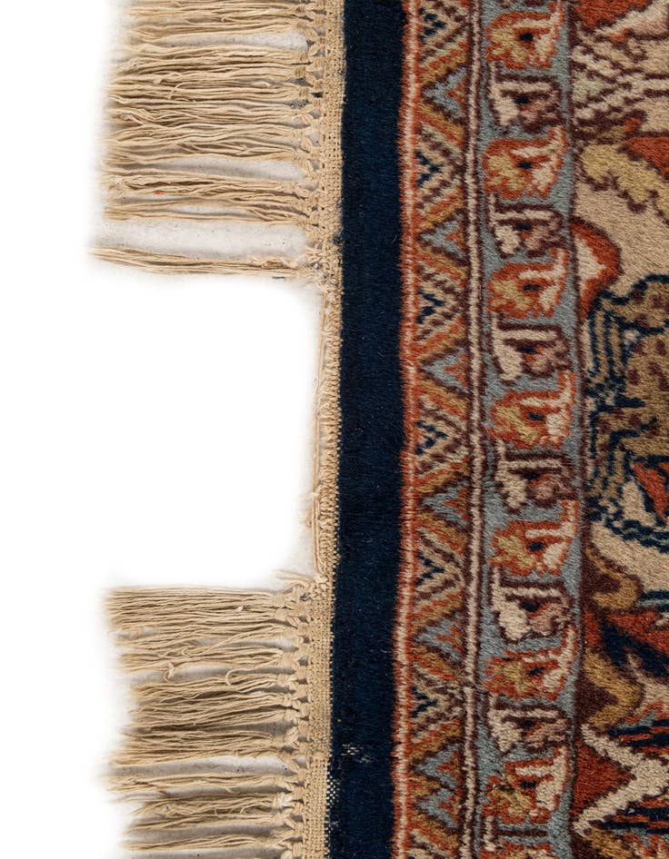Detail image of  6' x 9' 2  Hand Knotted Isfahan Oriental Wool Rug