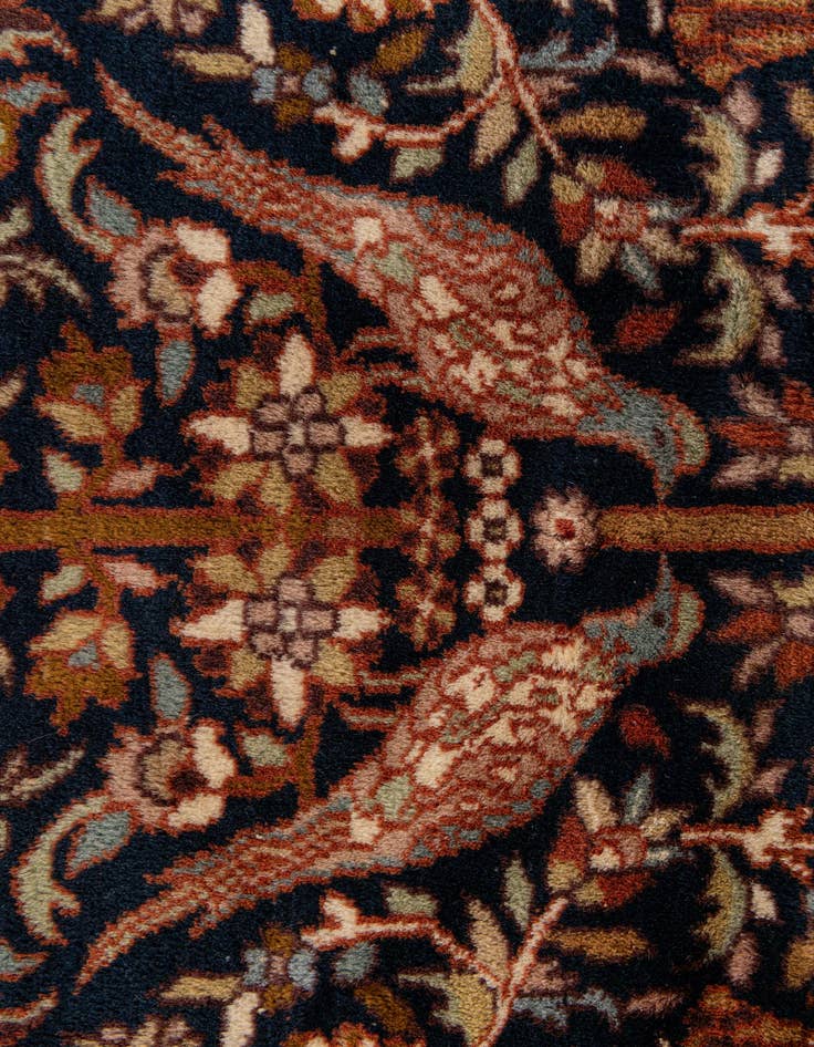 Detail image of  6' x 9' 2  Hand Knotted Isfahan Oriental Wool Rug