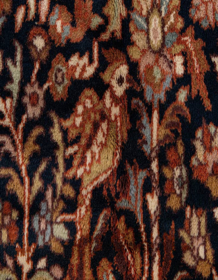 Detail image of  6' x 9' 2  Hand Knotted Isfahan Oriental Wool Rug