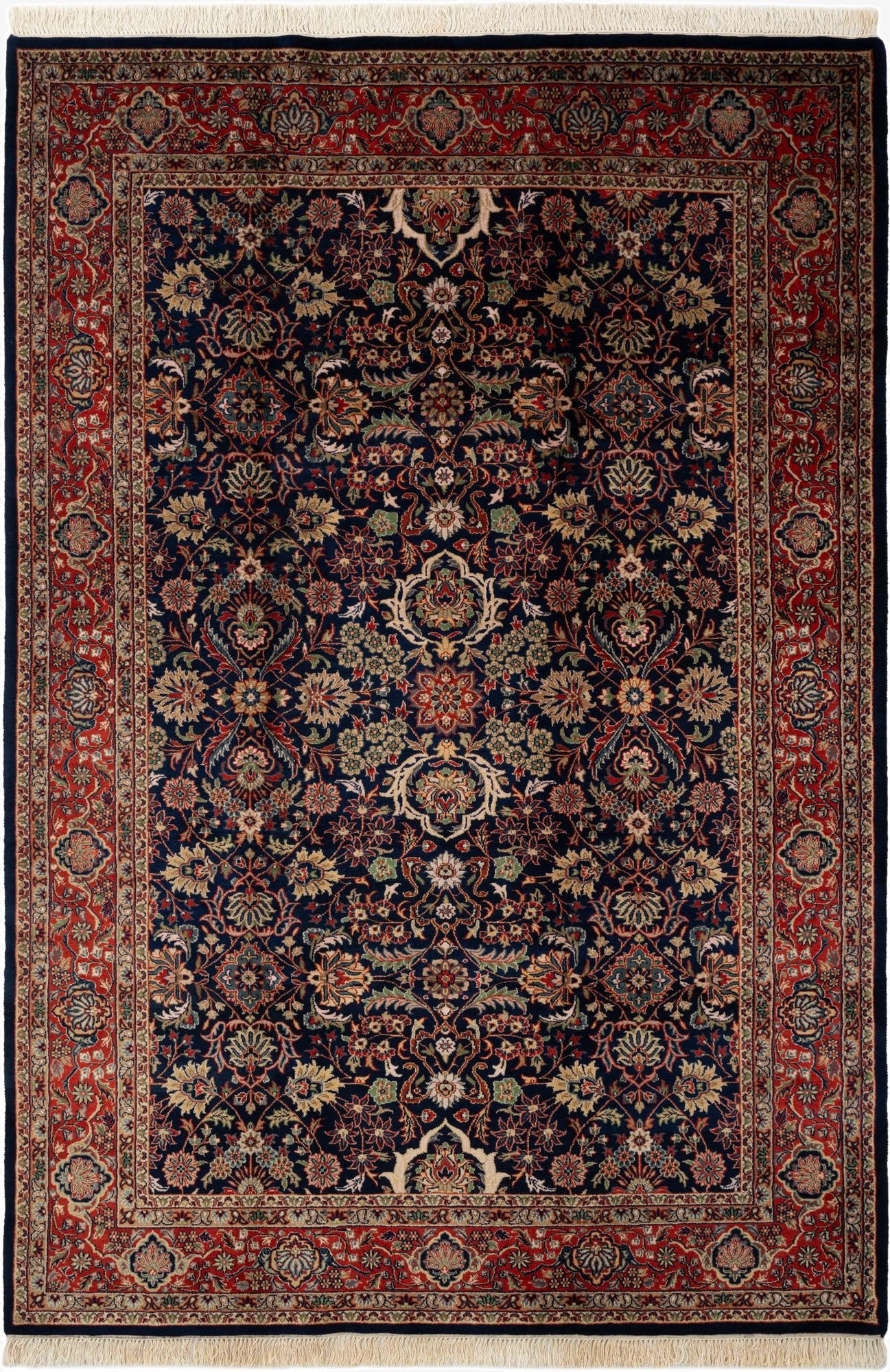  6' 7 x 9' 10 Isfahan Wool Rug
