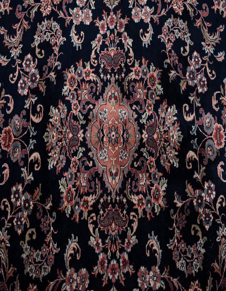 Detail image of  6' 7 x 8' 5  Hand Knotted Jaipur Agra Wool Rug