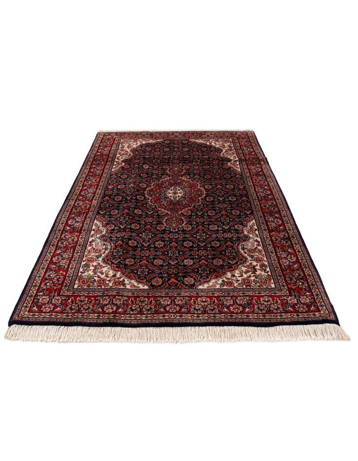 Detail image of  4' 1 x 6' 1  Hand Knotted Jaipur Agra Wool Rug