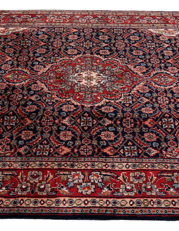 Detail image of  4' 1 x 6' 1  Hand Knotted Jaipur Agra Wool Rug