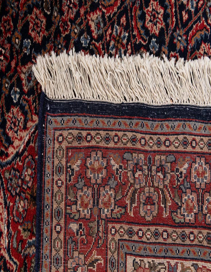 Detail image of  4' 1 x 6' 1  Hand Knotted Jaipur Agra Wool Rug