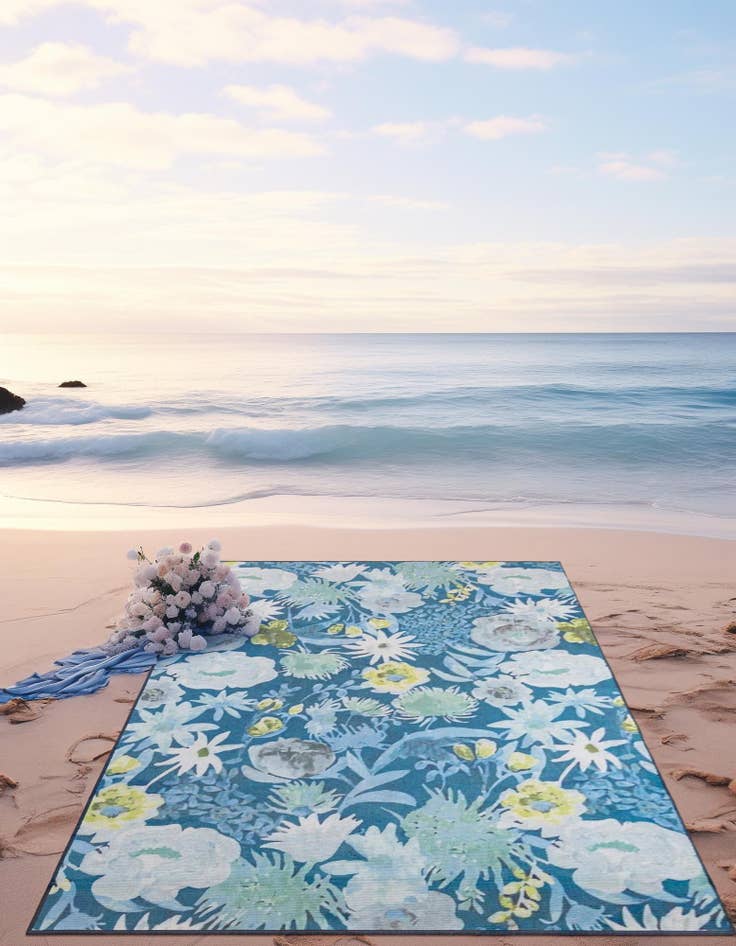 Detail image of  10' x 13'  Washable Jill Zarin Caribbean Indoor / Outdoor Rug