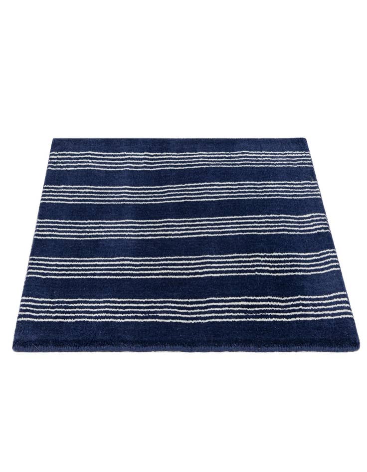 Detail image of  2' 2 x 3' 2  Hand Woven Jill Zarin Natural Wool Rug