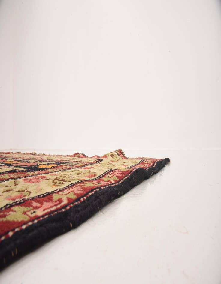 Detail image of  4' 4 x 5' 9  Hand Knotted Karabakh Wool Rug