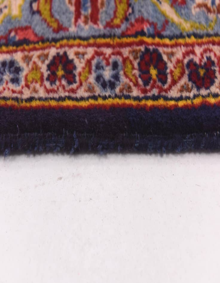 Detail image of  9' 10 x 12' 8  Hand Knotted Kashan Persian Wool Rug