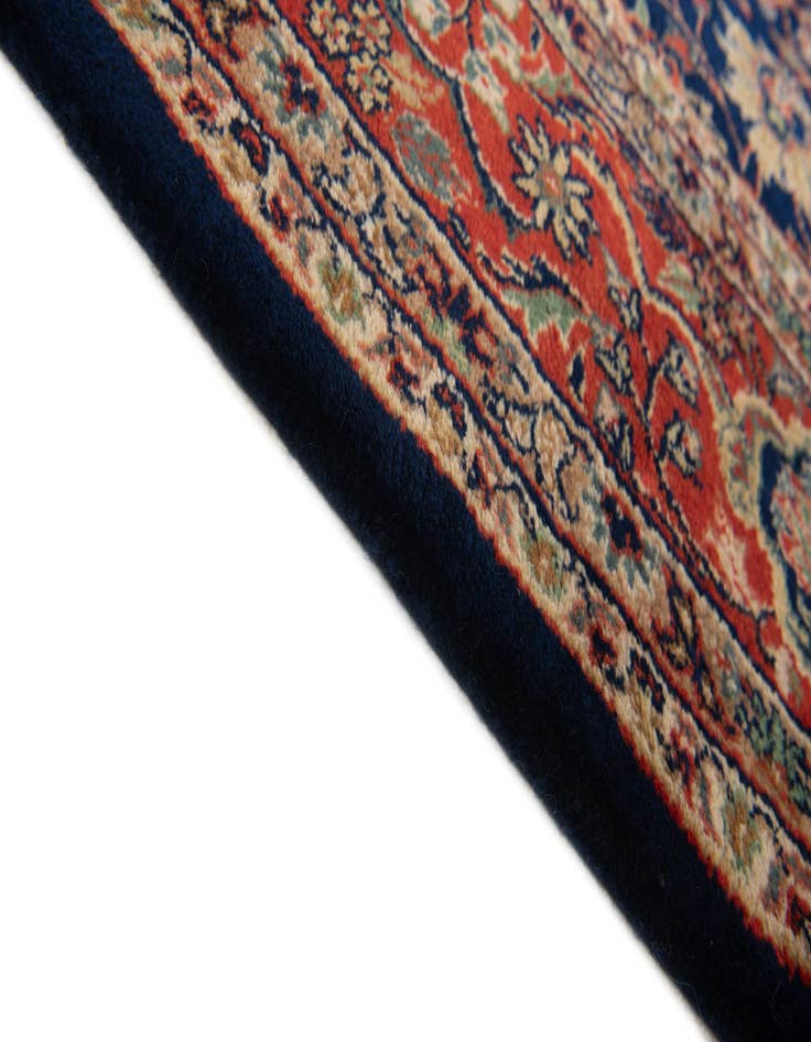 Detail image of  6' 6 x 10' 3  Hand Knotted Kashan Oriental Wool Rug