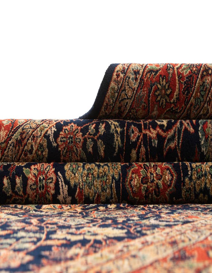 Detail image of  6' 6 x 10' 3  Hand Knotted Kashan Oriental Wool Rug