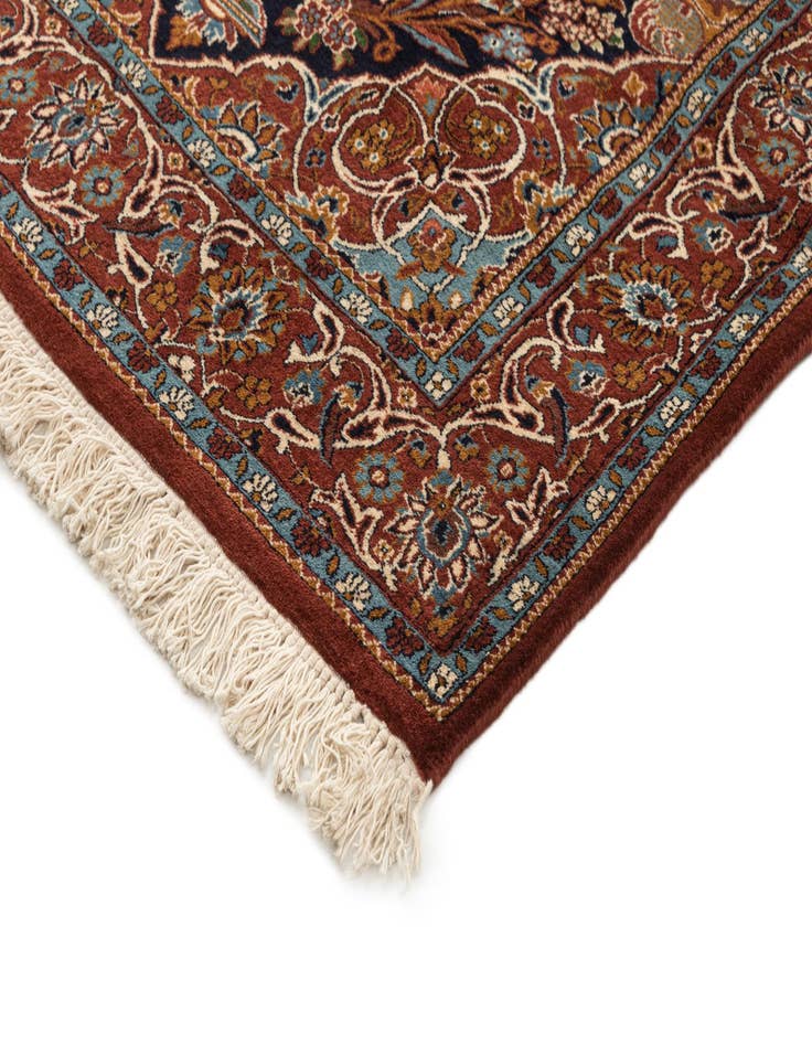 Detail image of  3' 10 x 5' 9  Hand Knotted Kashan Oriental Wool Rug