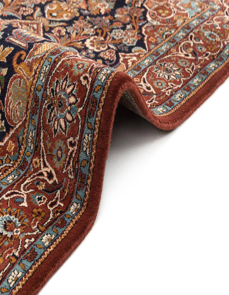 Detail image of  3' 10 x 5' 9  Hand Knotted Kashan Oriental Wool Rug