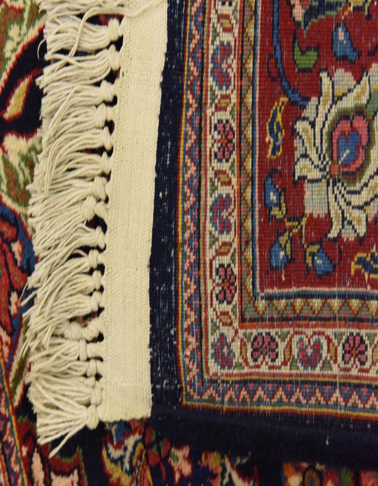 Detail image of  4' 4 x 7' 2  Hand Knotted Kashan Persian Wool Rug