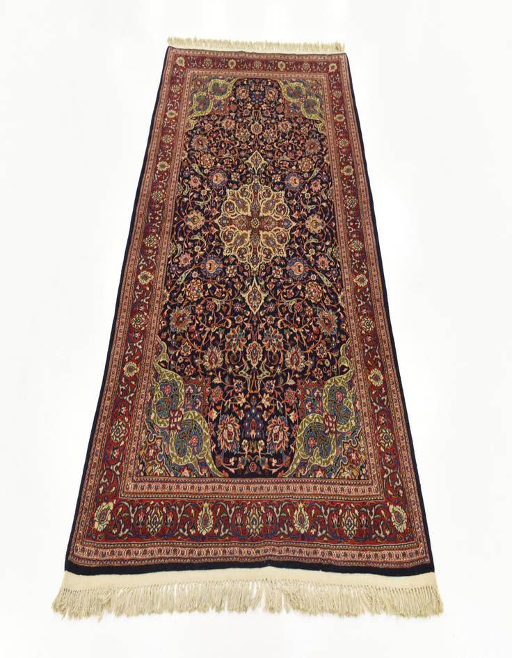 Detail image of  4' 4 x 7' 2  Hand Knotted Kashan Persian Wool Rug