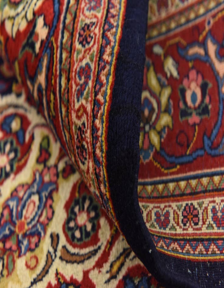 Detail image of  4' 4 x 7' 2  Hand Knotted Kashan Persian Wool Rug