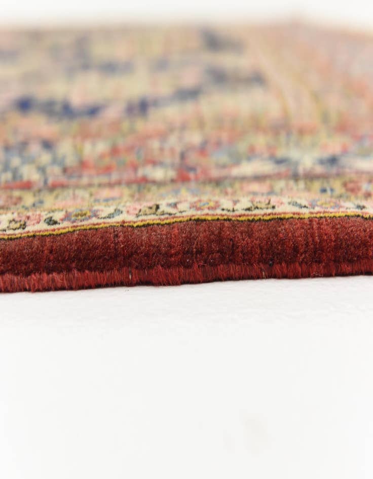 Detail image of  7' x 10' 8  Hand Knotted Kashan Persian Rug